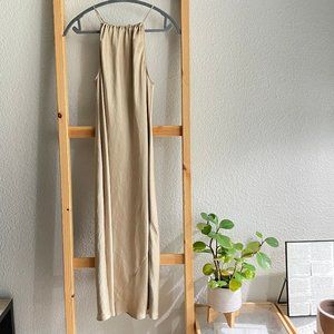 Aritzia Babaton Lato Satin Midi Dress